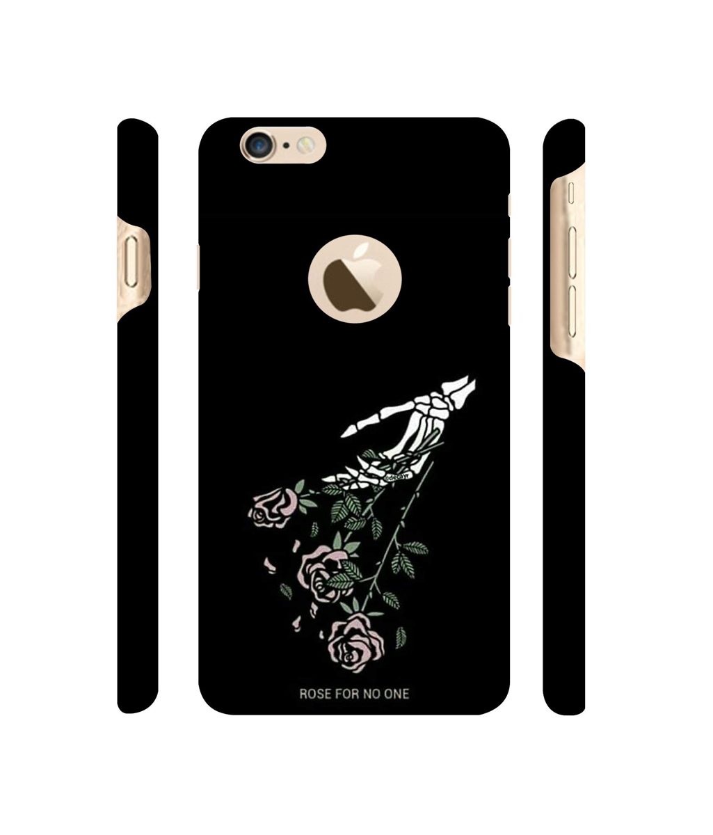 Amazon Brand - Solimo Designer Rose for No One 3D Printed Hard Back Case Mobile Cover for Apple iPhone 6 / 6S (Logo Cut)