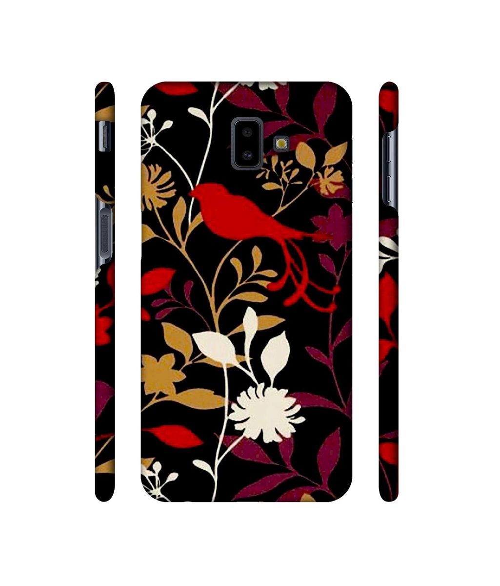 Amazon Brand - Solimo Designer Flower Bunch Pain On Cloth 3D Printed Hard Back Case Mobile Cover for Samsung Galaxy J6 Plus
