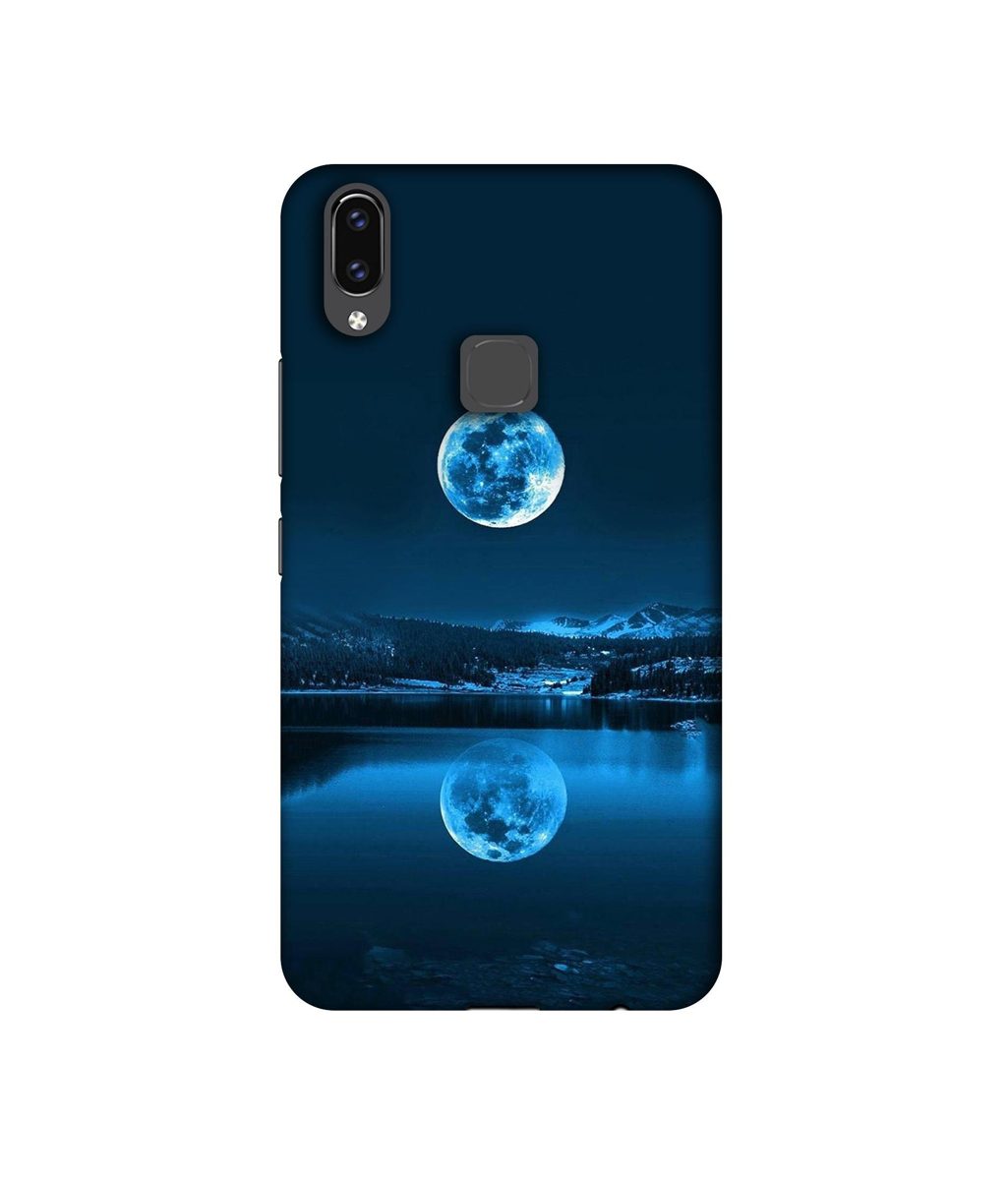 Amazon Brand - Solimo Designer Moon Pattern Print 3D Printed Hard Back Case Mobile Cover for Vivo V9 / V9 Pro