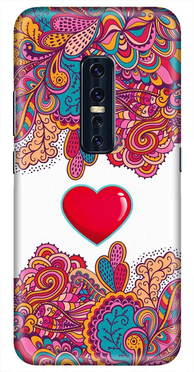 Amazon Brand - Solimo Designer Heart Design 3D Printed Hard Back Case Mobile Cover for Vivo V17 Pro