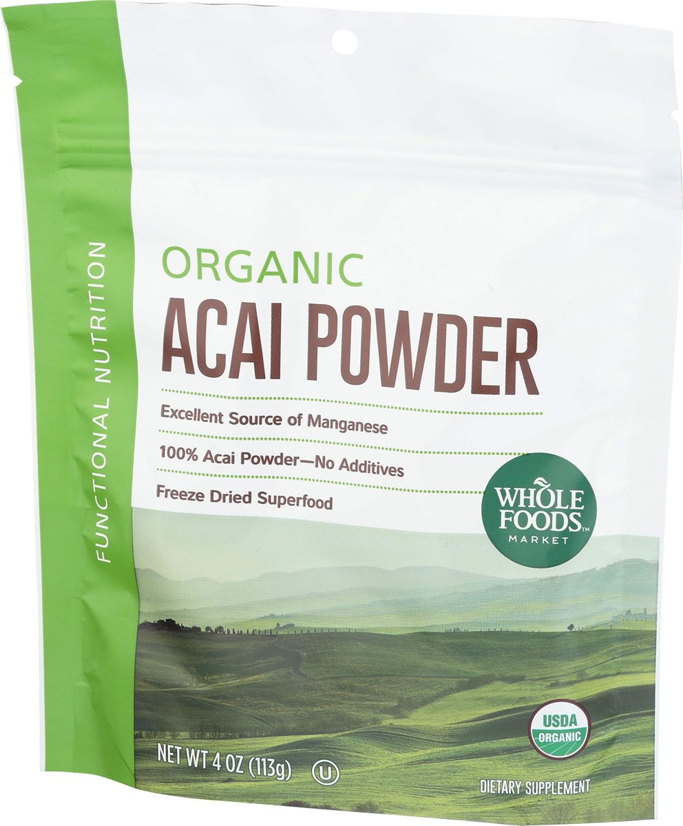 Whole Foods Market, Organic Acai Powder, 4 oz