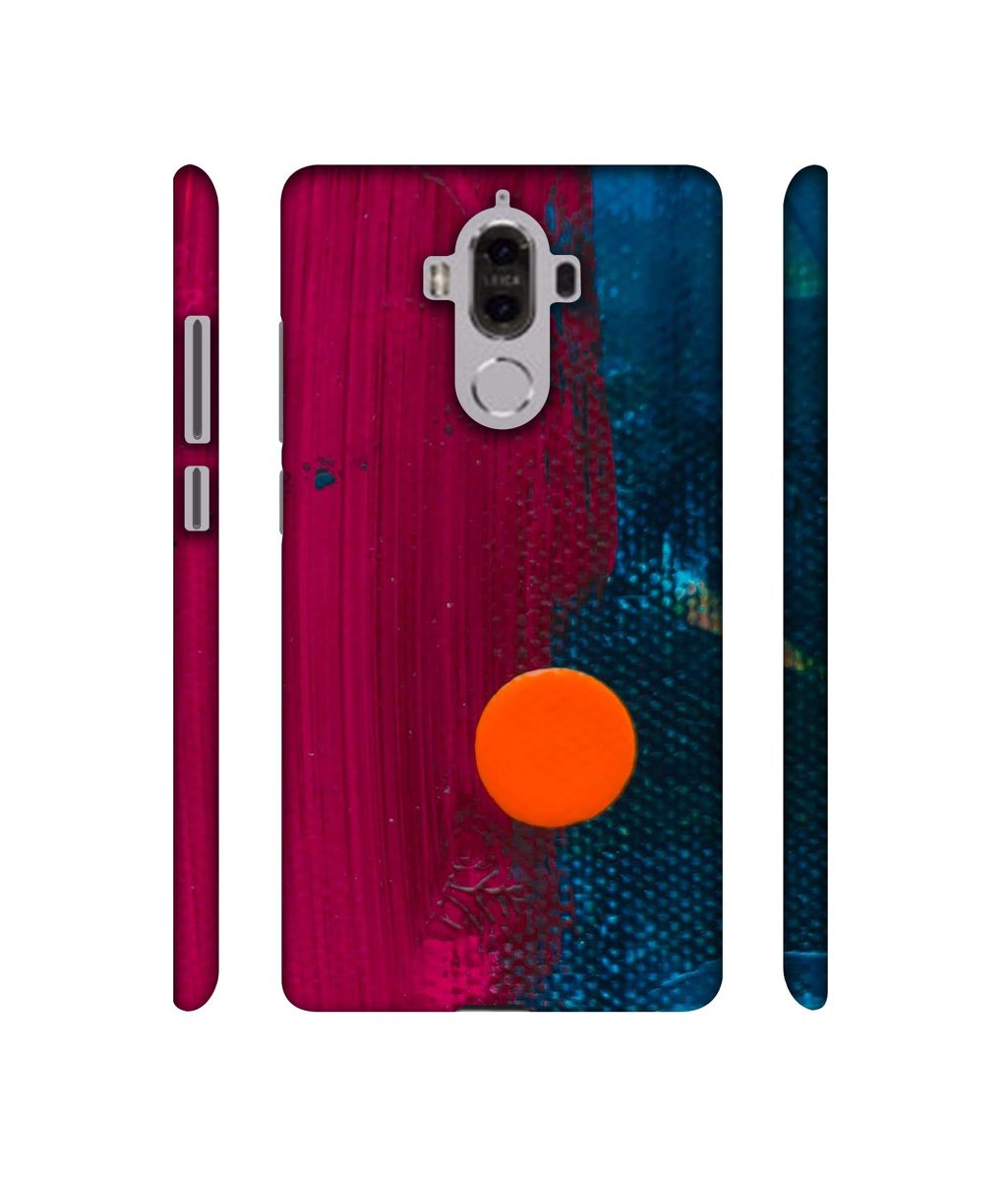 Amazon Brand - Solimo Designer Pink and Blue Brush Texture 3D Printed Hard Back Case Mobile Cover for Huawei Mate 9