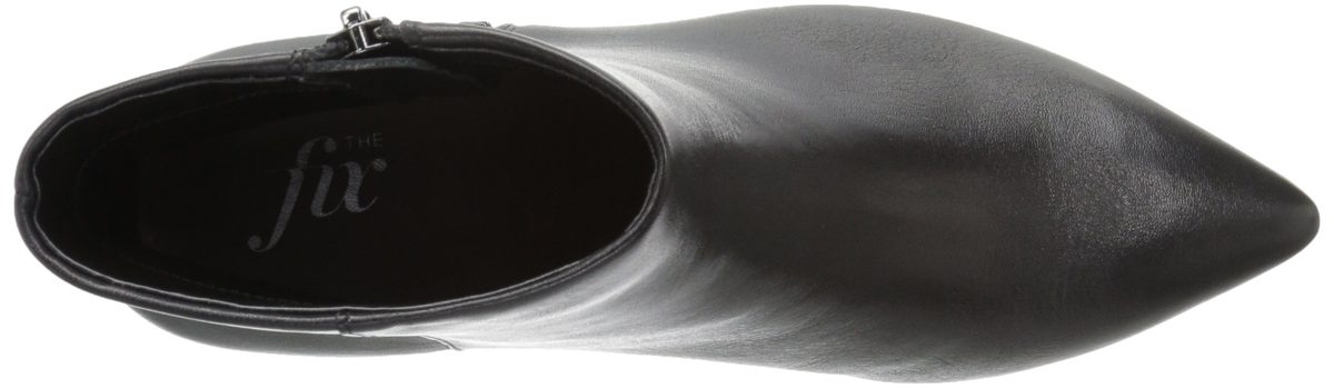The Fix Women's Kenzee Kitten Heel Bootie, Black, 7 B US