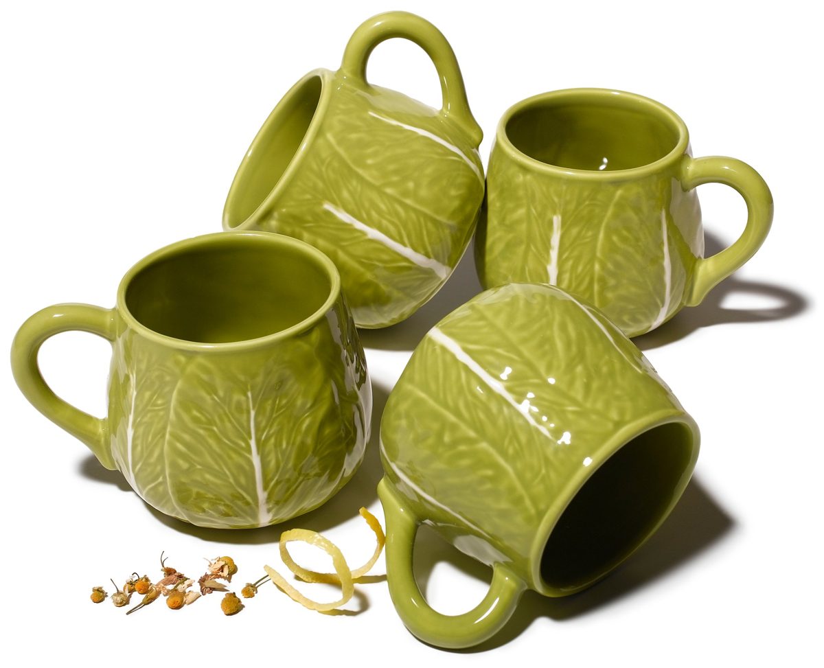 Pinzon Cabbage Mug, Set of 4