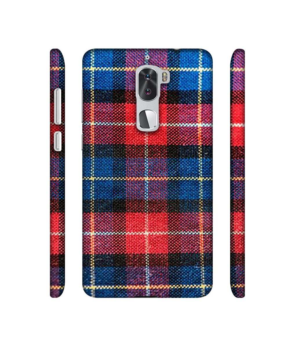 Amazon Brand - Solimo Designer Check Cloth 3D Printed Hard Back Case Mobile Cover for Coolpad Cool1 Dual