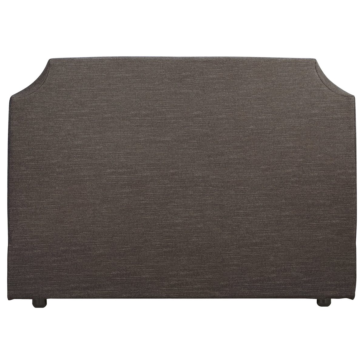 Amazon Brand – Stone & Beam Bridgewater Scalloped Queen Headboard, 71"W, Curious Charcoal