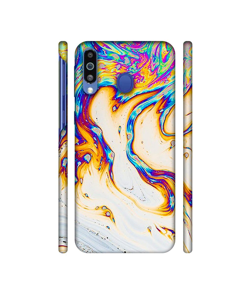 Amazon Brand - Solimo Designer Multicolor Flash 3D Printed Hard Back Case Mobile Cover for Samsung Galaxy M21