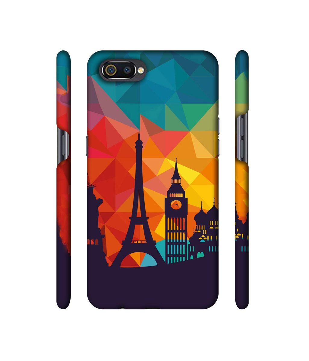 Amazon Brand - Solimo Designer Colored Paris 3D Printed Hard Back Case Mobile Cover for Realme C2