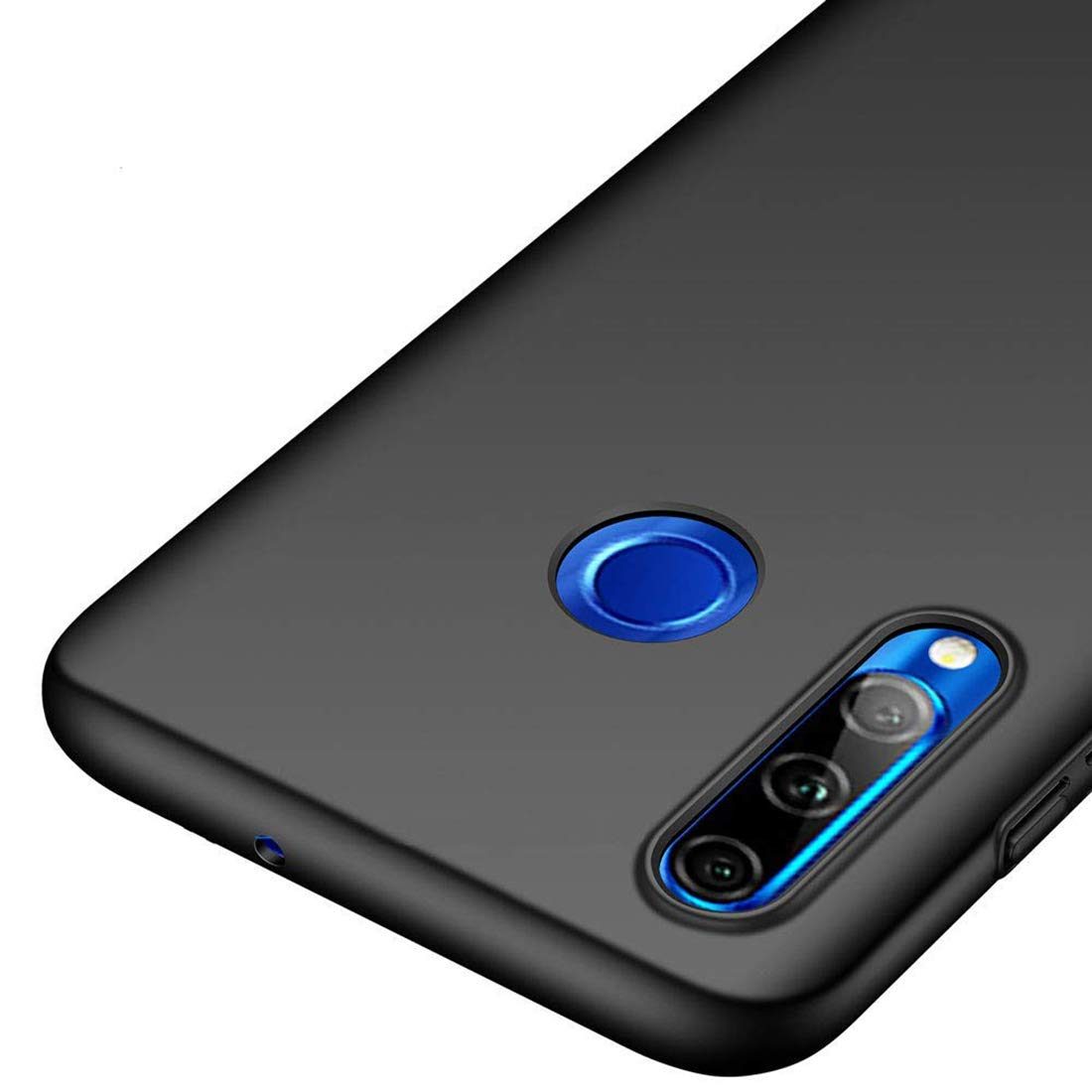 Amazon Brand - Solimo Mobile Cover (Hard Back & Slim) for Vivo U10 (Black)