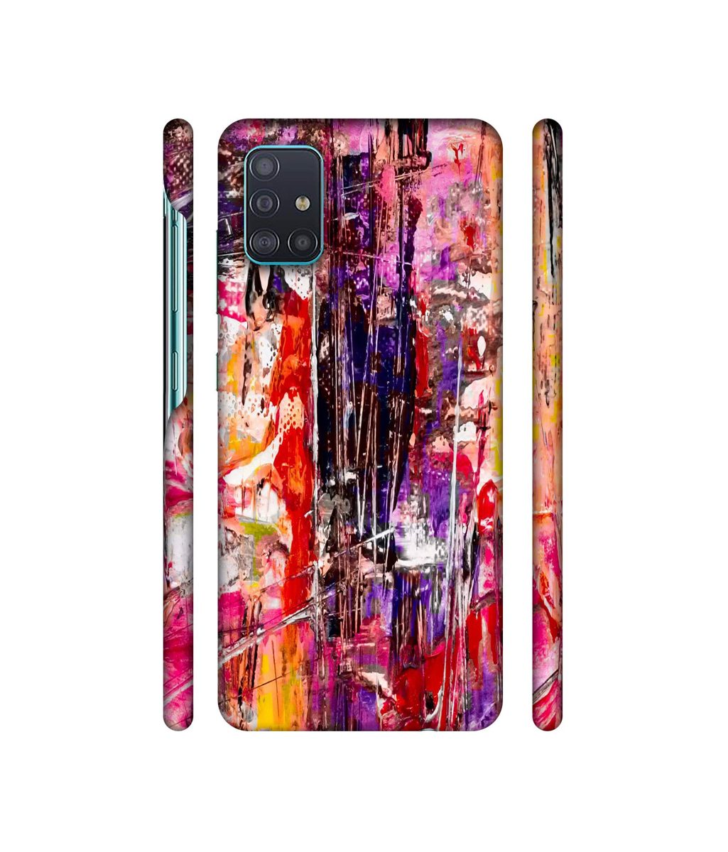 Amazon Brand - Solimo Designer Mashup of Multicolor 3D Printed Hard Back Case Mobile Cover for Samsung Galaxy A71