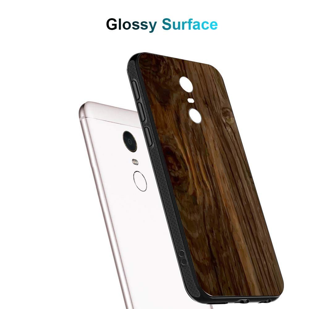 Amazon Brand - Solimo Designer Wooden Texture Printed Hard Back Case Mobile Cover for Xiaomi Redmi Note 5 (D207)