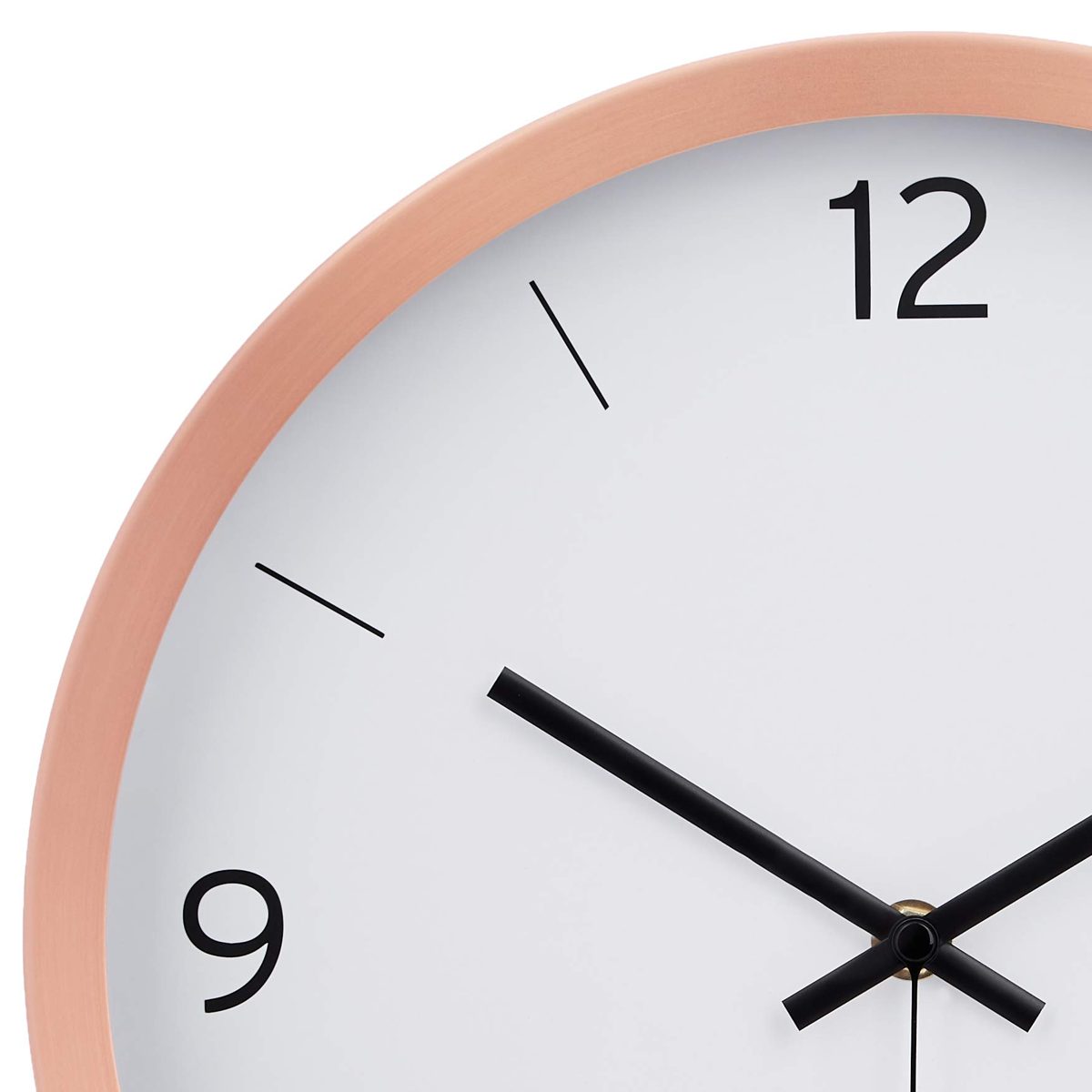 AmazonBasics 12" Dash Wall Clock, Copper