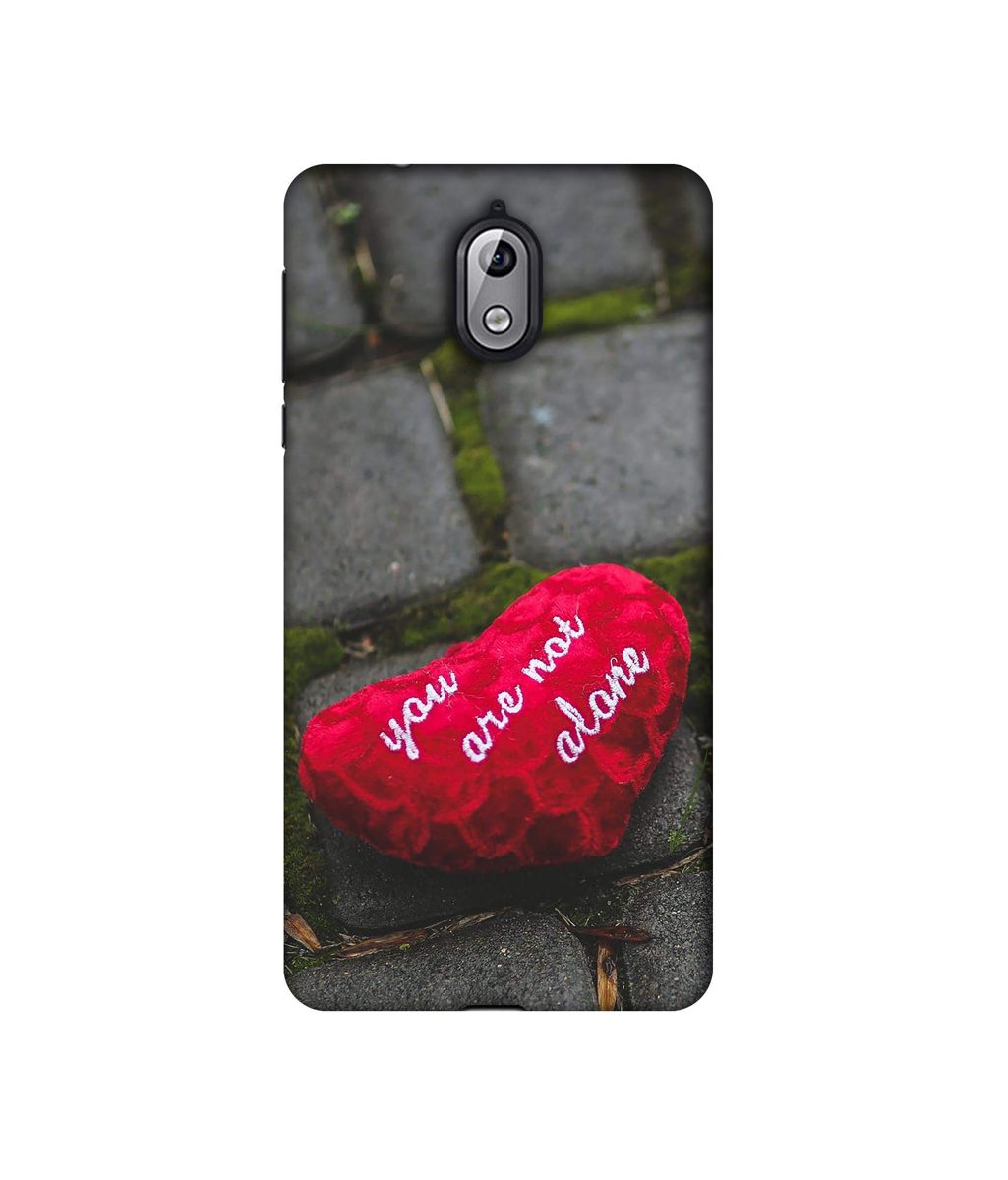 Amazon Brand - Solimo Designer You are Not Alone 3D Printed Hard Back Case Mobile Cover for Nokia 3.1