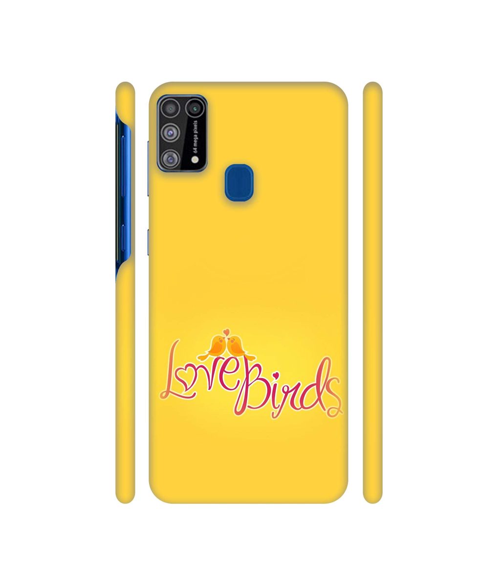 Amazon Brand - Solimo Designer Love Birds 3D Printed Hard Back Case Mobile Cover for Samsung Galaxy M31