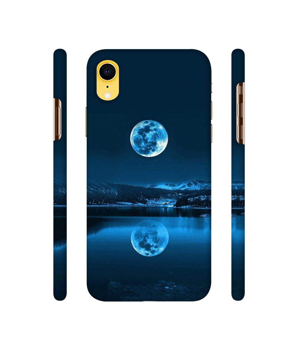Amazon Brand - Solimo Designer Moon Pattern Print 3D Printed Hard Back Case Mobile Cover for Apple iPhone XR