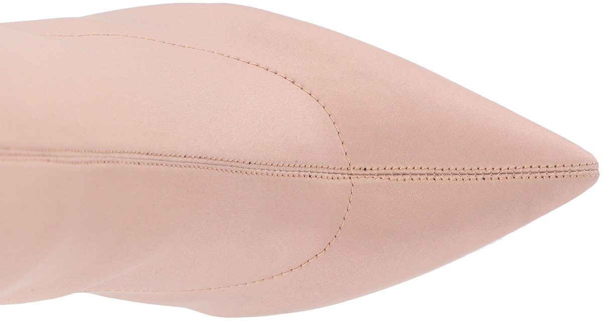 Amazon Brand - The Fix Women's Becca Pointed Toe Sock Boot, Petal Blush Stretch Satin, 7.5 B US
