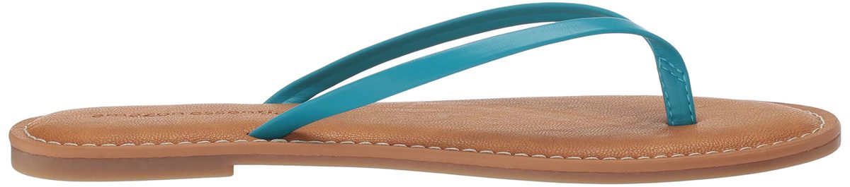 Amazon Essentials Women's Thong Sandal, Turquoise, 11 B US