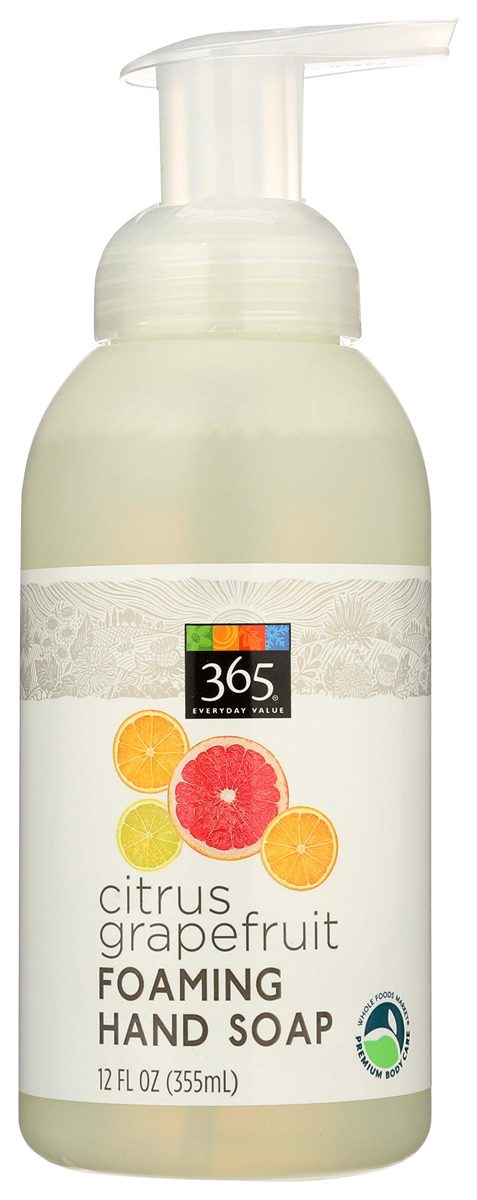 365 Everyday Value, Foaming Hand Soap, Citrus Grapefruit, 12 fl oz