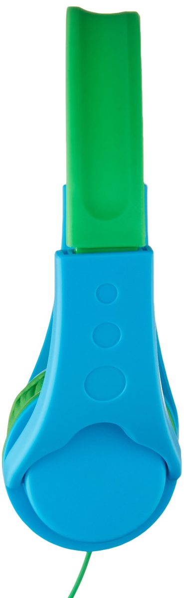 AmazonBasics Volume Limited On-Ear Headphones for Kids - Blue/Green