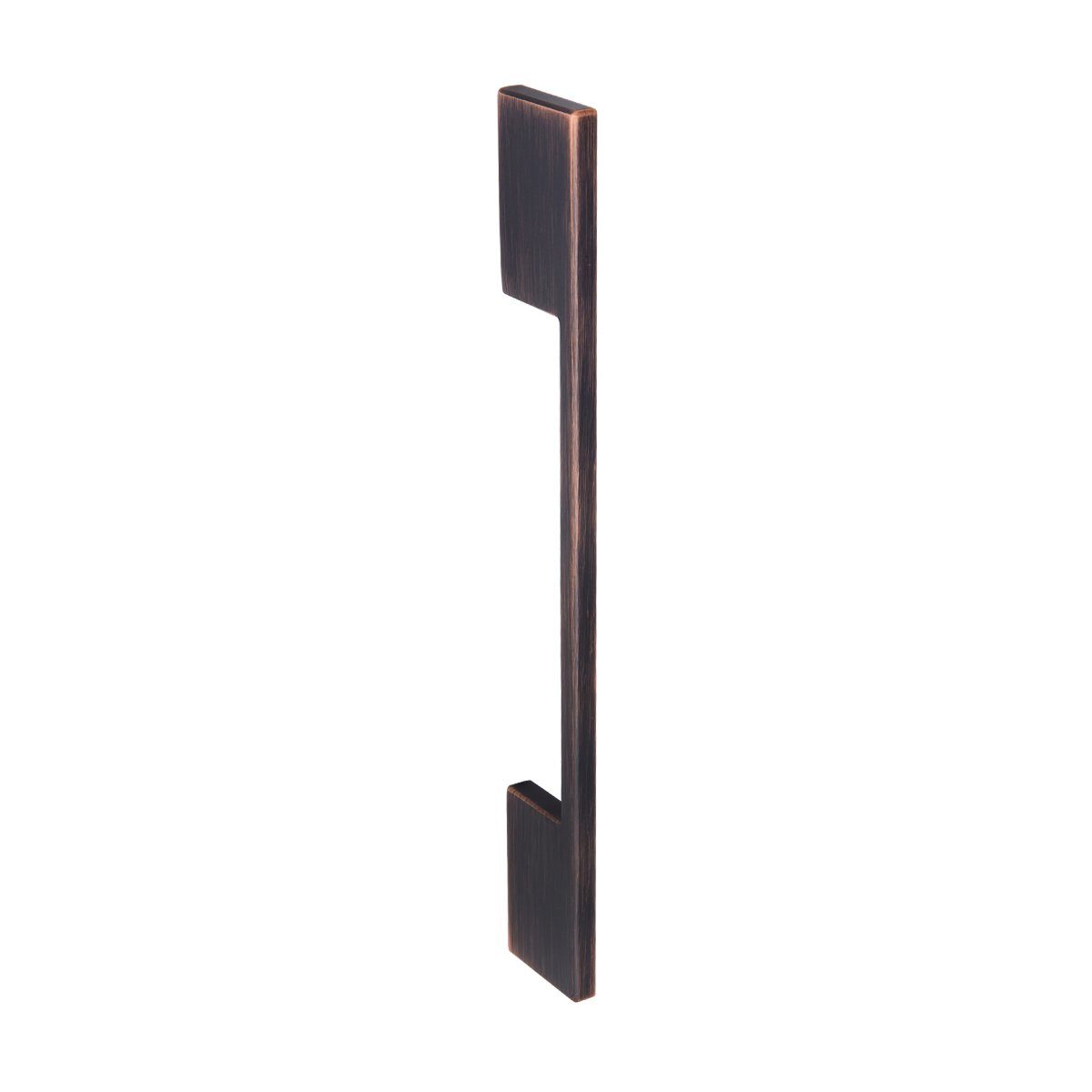 AmazonBasics Wide Modern Die Cast Cabinet Handle, 6.3" center to center, Oil Rubbed Bronze, 10-Pack