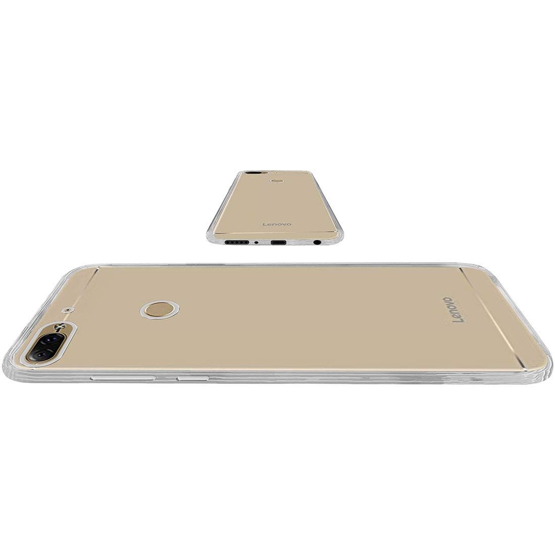 Amazon Brand - Solimo Mobile Cover for Lenovo K9 Note (Soft & Flexible Back Case), Transparent