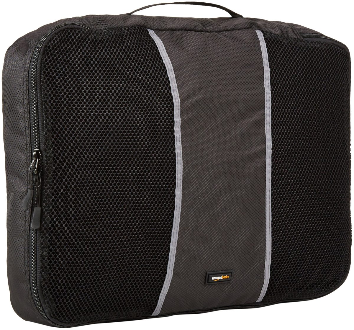 (Renewed) AmazonBasics Packing Cubes/Travel Pouch/Travel Organizer - Large, Black (4-Piece Set)