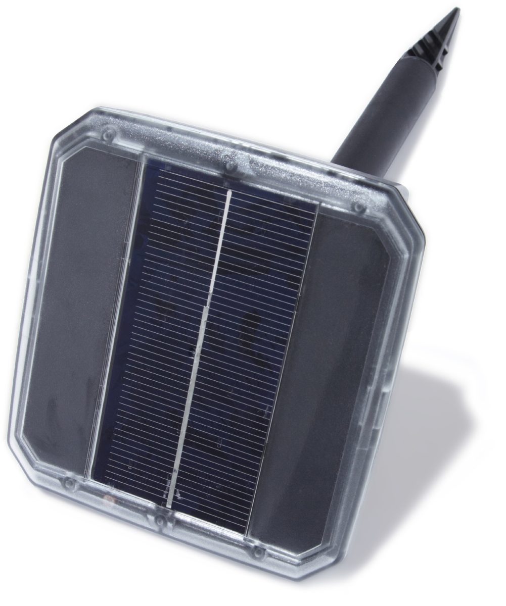Strathwood Solar Garden Path Spot Lights, Black, Set of 2