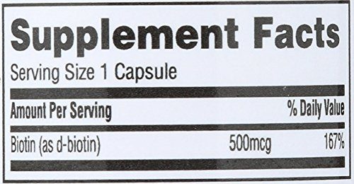 365 Everyday Value, Biotin 500mcg, 60 ct