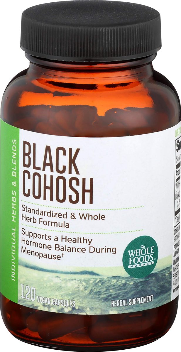 Whole Foods Market, Black Cohosh, 120 ct