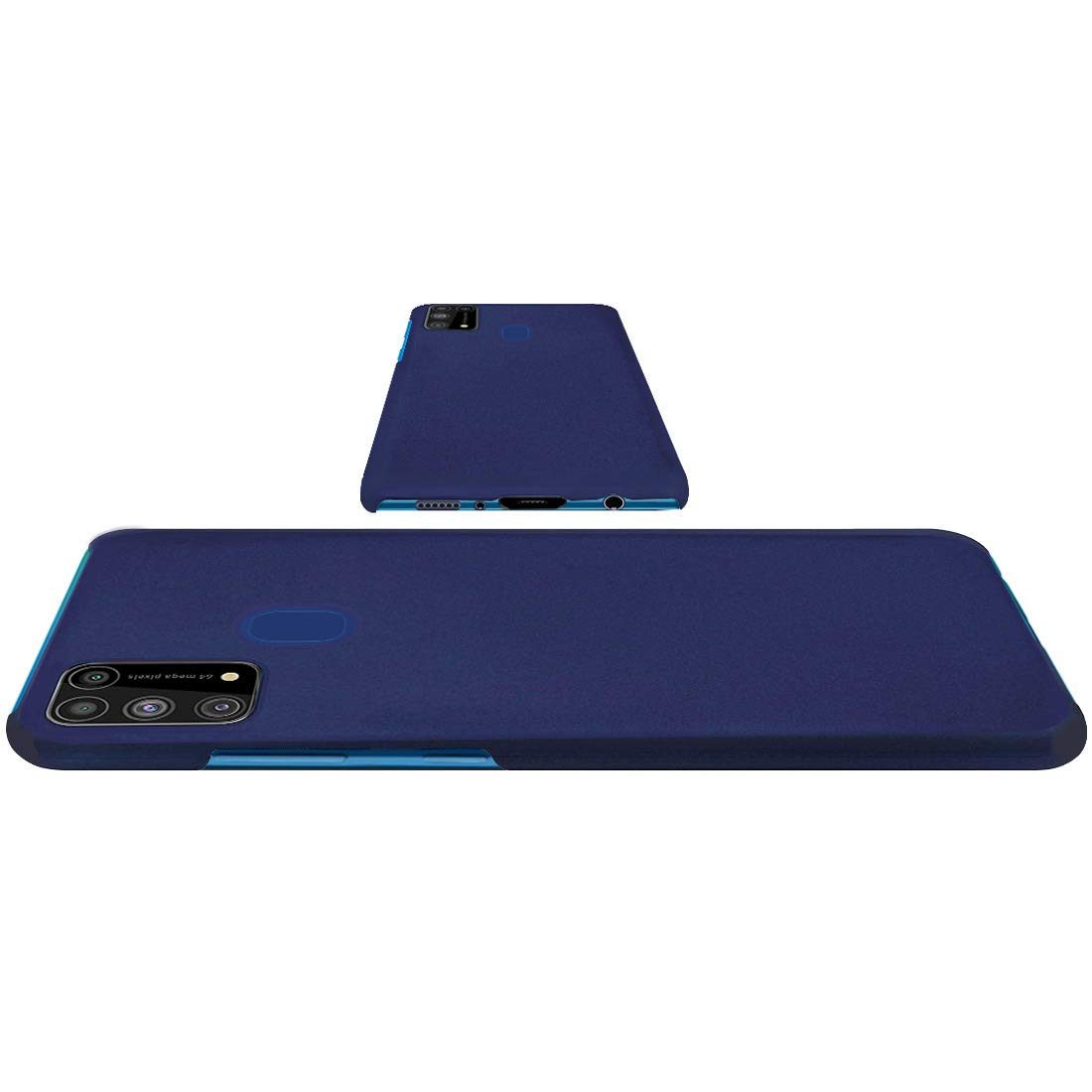 Amazon Brand - Solimo Mobile Cover (Hard Back & Slim) for Samsung Galaxy M31 (Marine Blue)