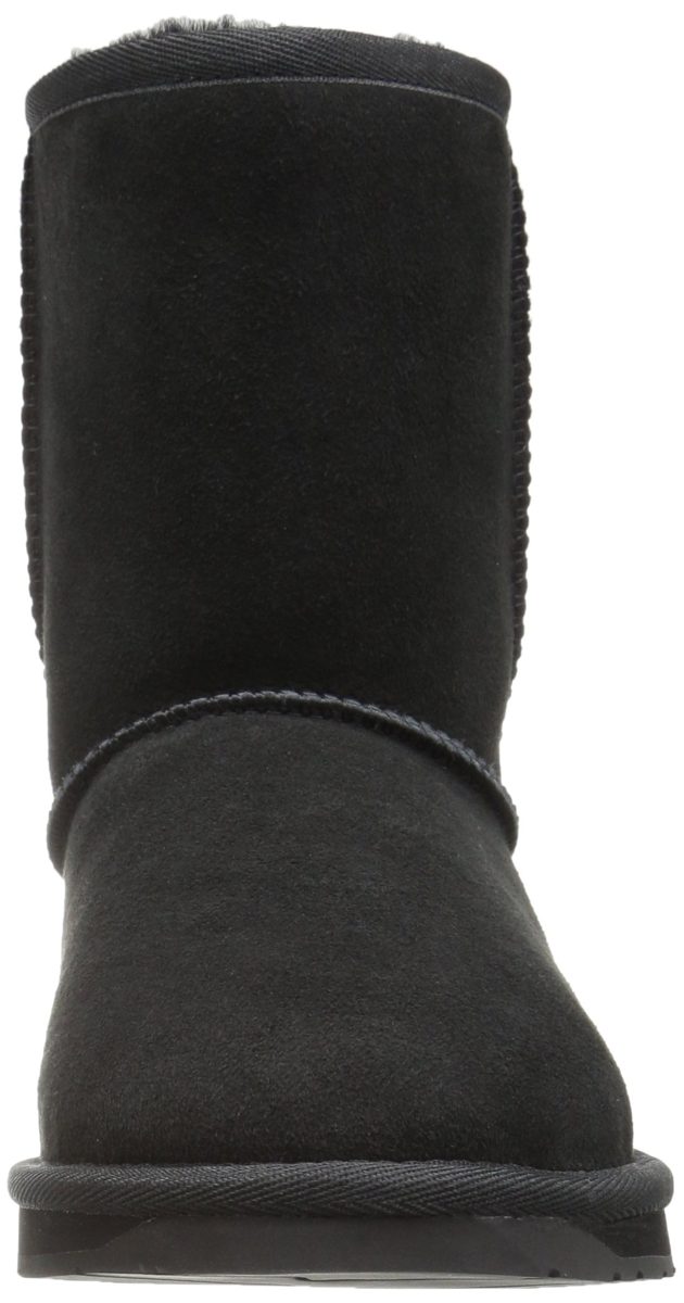 206 Collective Women's Balcom Short Back-Zip Shearling Boot Boot, Black, 11.5 B US