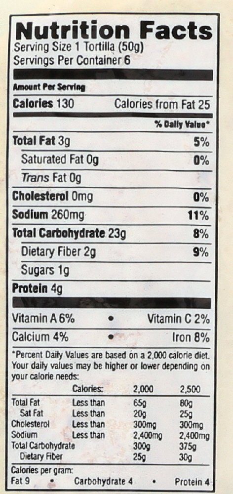 365 Everyday Value, Organic Whole Wheat Flour Tortillas, 6 ct