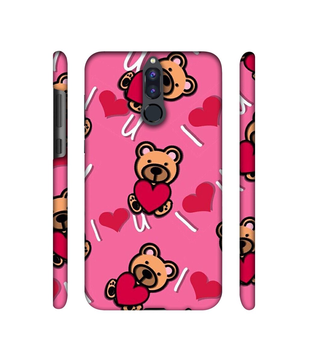 Amazon Brand - Solimo Designer Heart Holding Bear 3D Printed Hard Back Case Mobile Cover for Huawei Honor 9i