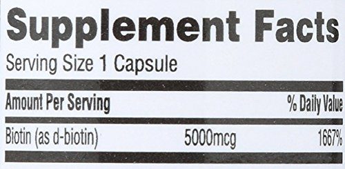 365 Everyday Value, Biotin 5000mcg, 60 ct