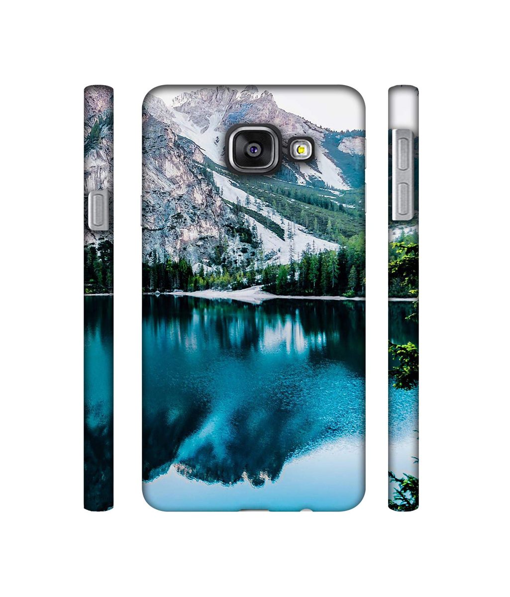Amazon Brand - Solimo Designer Lake Mountain 3D Printed Hard Back Case Mobile Cover for Samsung Galaxy A3 (2016)