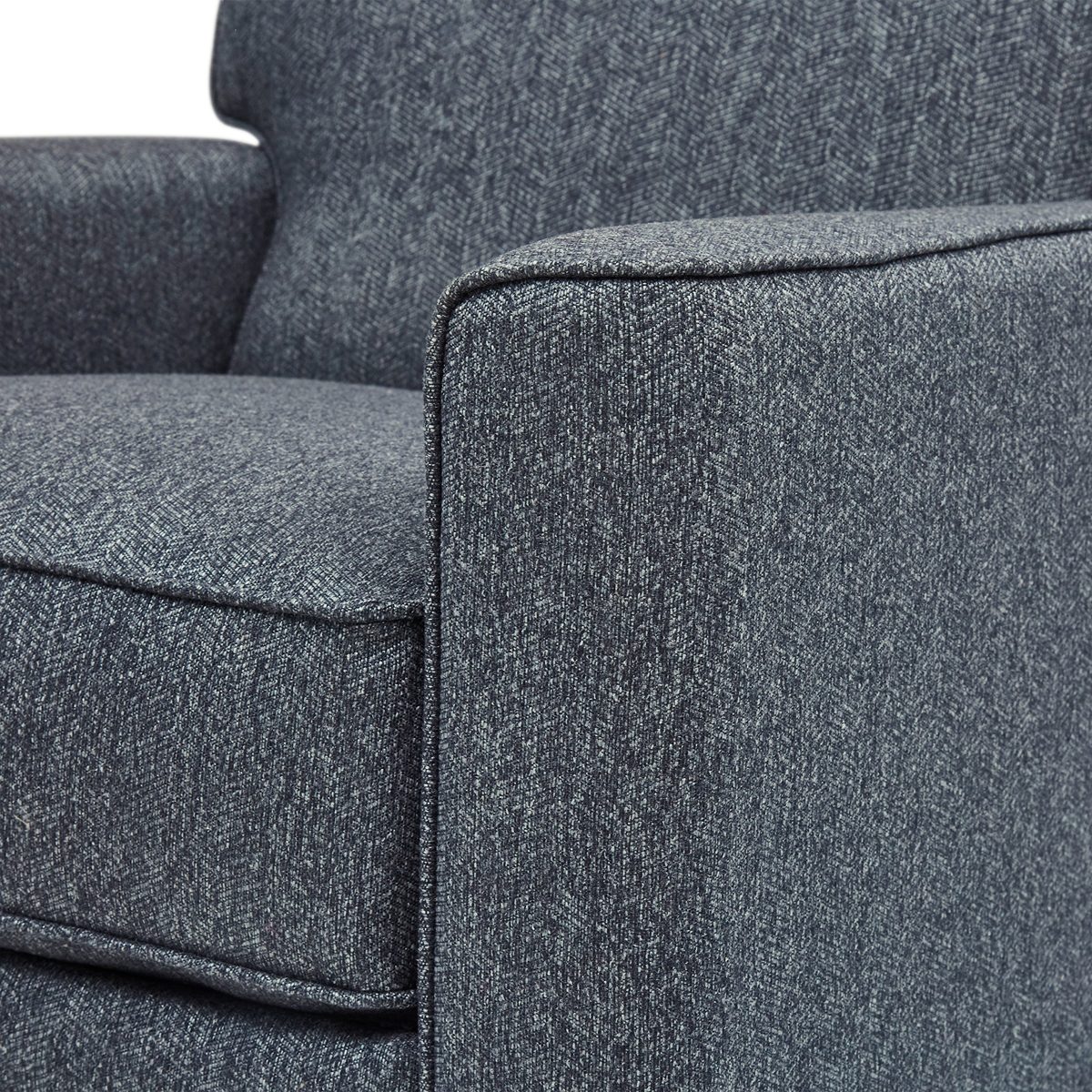 Amazon Brand – Stone & Beam Edmunds Traditional Recliner, 30"W, Blue