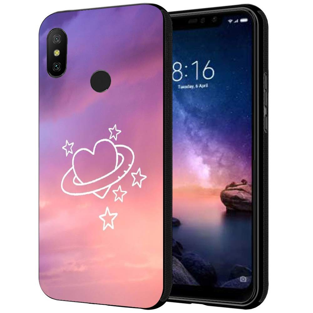 Amazon Brand - Solimo Designer Hearts Printed Hard Back Case Mobile Cover for Xiaomi Redmi Note 6 pro (D1281)