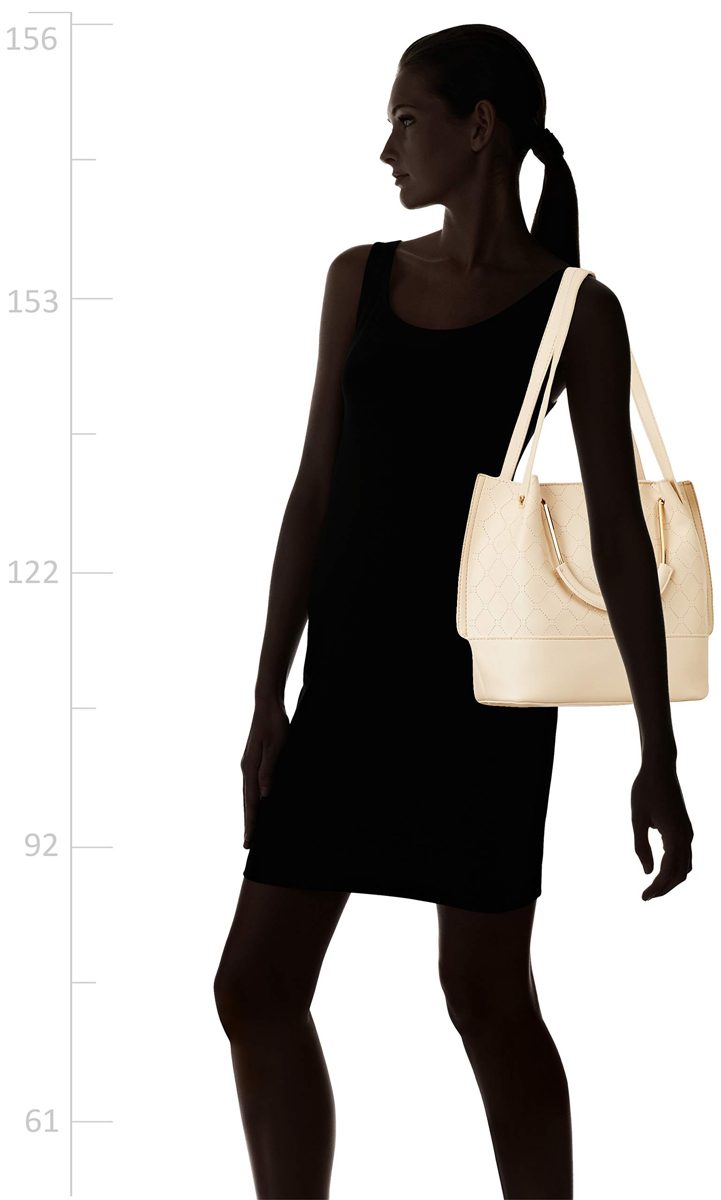 Flavia Women's Handbag (Beige)