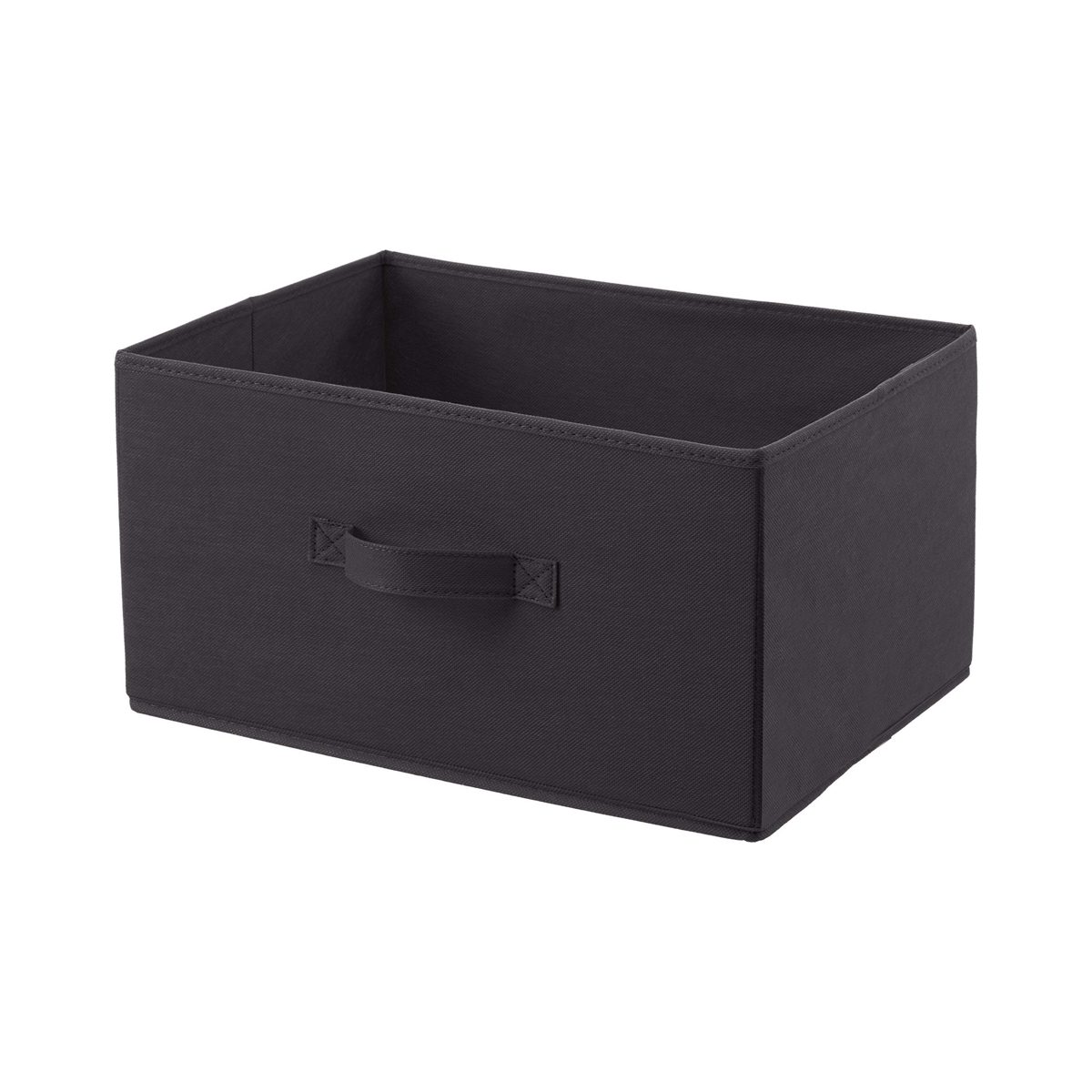 AmazonBasics Fabric 4-Drawer Storage Organizer Drawers, Charcoal (Renewed)