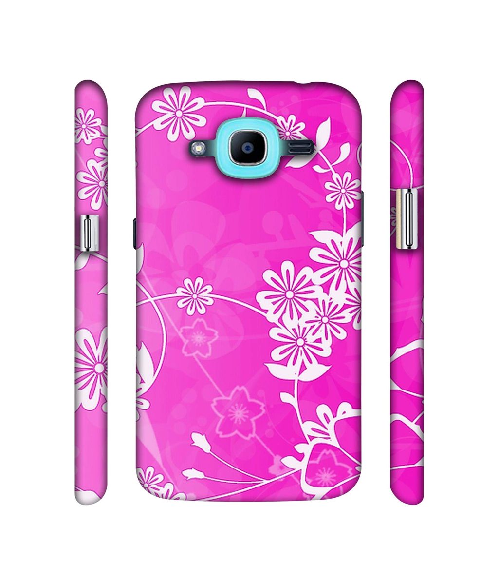 Amazon Brand - Solimo Designer Flower Pattern 3D Printed Hard Back Case Mobile Cover for Samsung Galaxy J2 (2016)