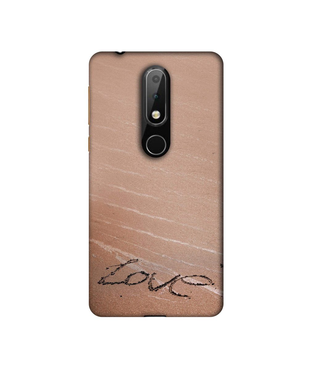 Amazon Brand - Solimo Designer Love 3D Printed Hard Back Case Mobile Cover for Nokia 6.1 Plus
