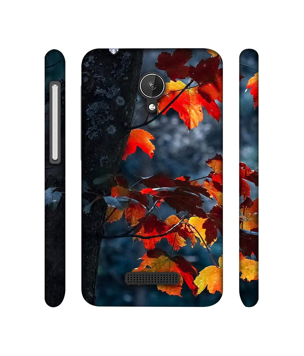 Amazon Brand - Solimo Designer Autumn Leaf 3D Printed Hard Back Case Mobile Cover for Micromax Canvas Spark Q380