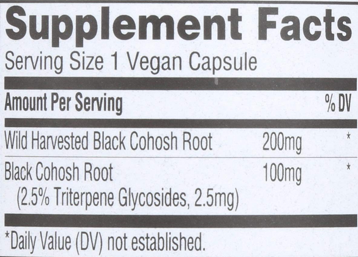 Whole Foods Market, Black Cohosh, 120 ct