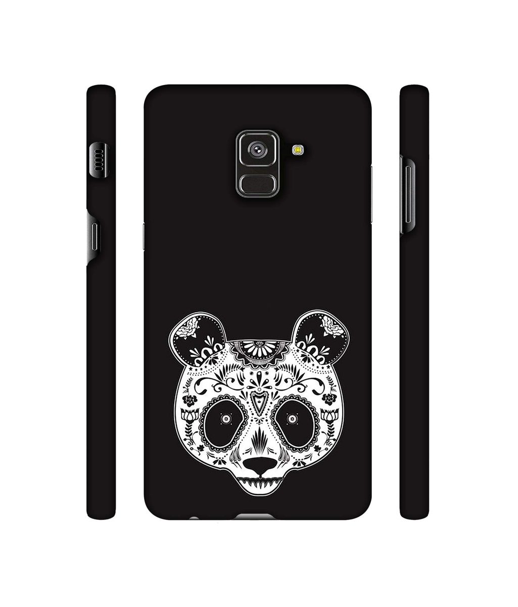 Amazon Brand - Solimo Designer Panda Illustrator 3D Printed Hard Back Case Mobile Cover for Samsung Galaxy A8 Plus