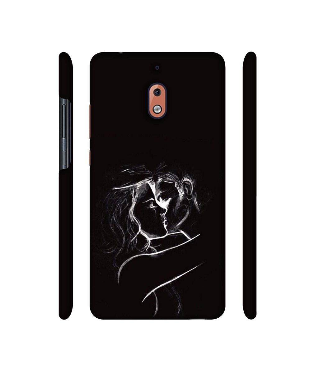 Amazon Brand - Solimo Designer Kissing Couple 3D Printed Hard Back Case Mobile Cover for Nokia 2.1