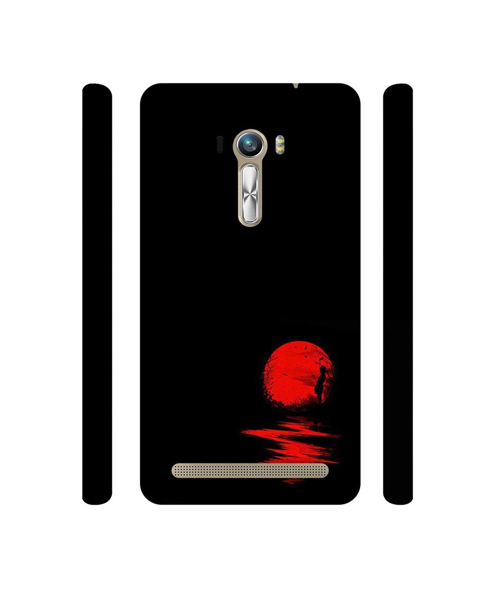 Amazon Brand - Solimo Designer Red Moon 3D Printed Hard Back Case Mobile Cover for Asus Zenfone Selfie ZD551KL