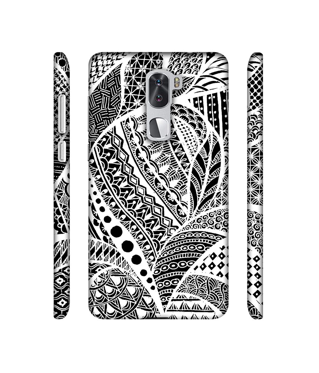 Amazon Brand - Solimo Designer Random White Pattern 3D Printed Hard Back Case Mobile Cover for Coolpad Cool1 Dual