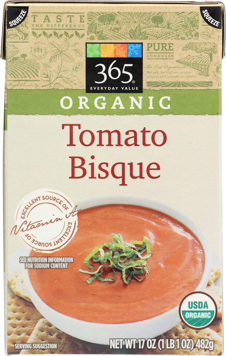 365 Everyday Value, Organic Tomato Bisque, 17 oz