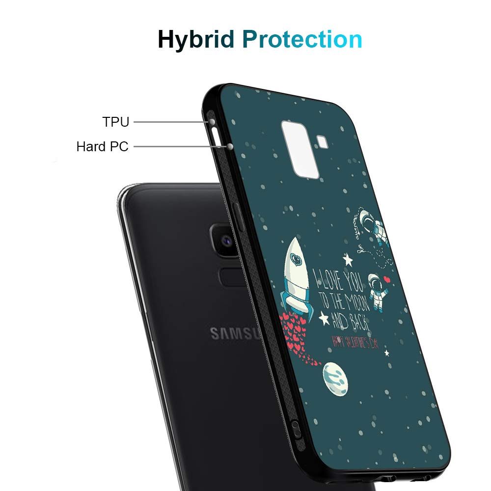 Amazon Brand - Solimo Designer Space Ship Printed Hard Back Case Mobile Cover for Samsung Galaxy J6 2018 / Samsung Galaxy On6 (D1293)