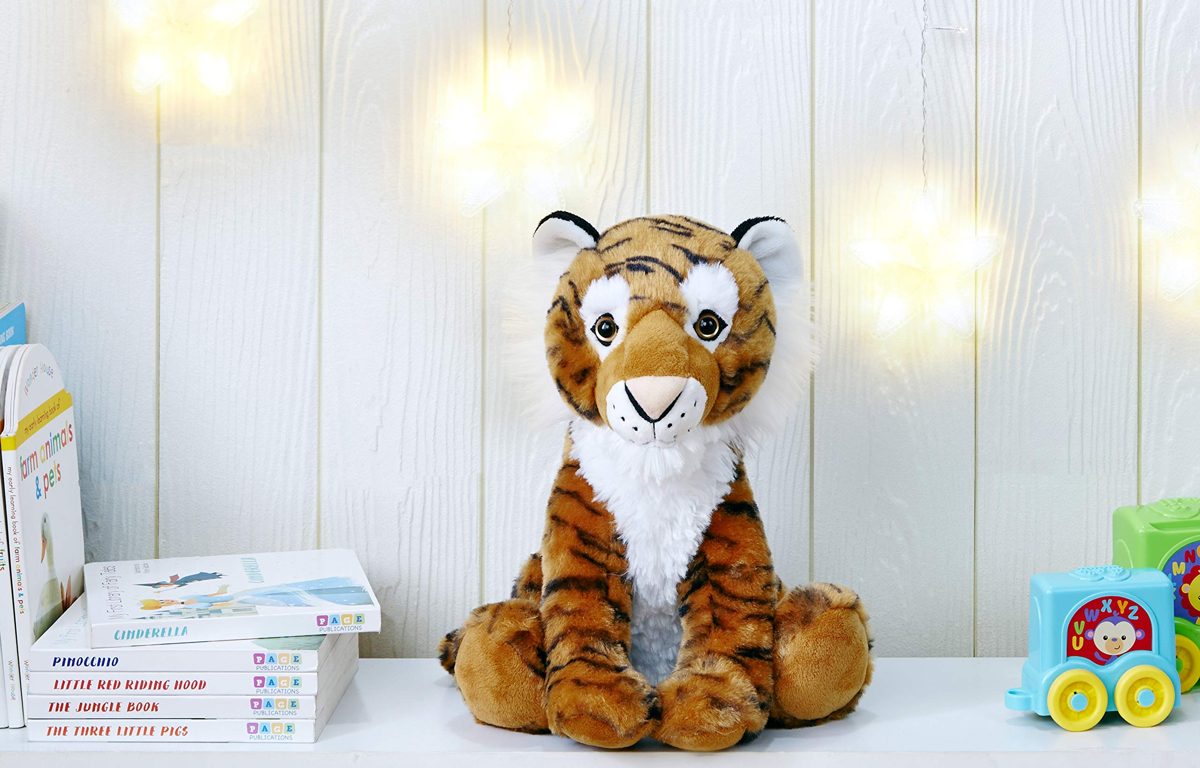 Amazon Brand - Jam and Honey 12" (30cm) Wild Onez Tiger